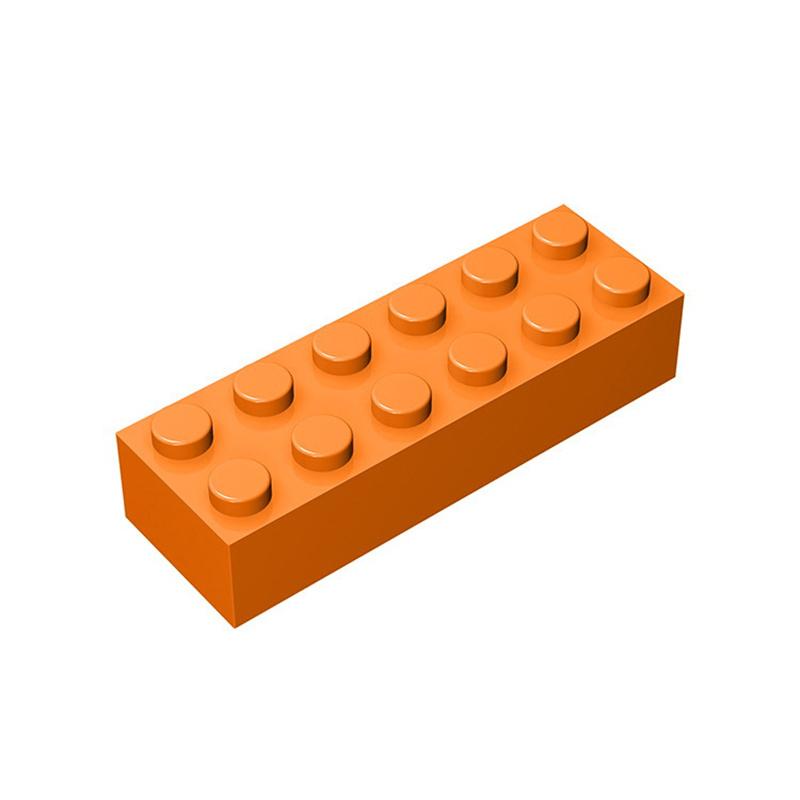 44237 2456 Stein 2 x 6 Steine Kollektionen Großhandel Modular GBC Spielzeug Für Technic MOC Set 1 Stück Verkauf Gebäude Steine