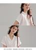 Soft Power Style Series V-neck Short-Sleeved Shirt