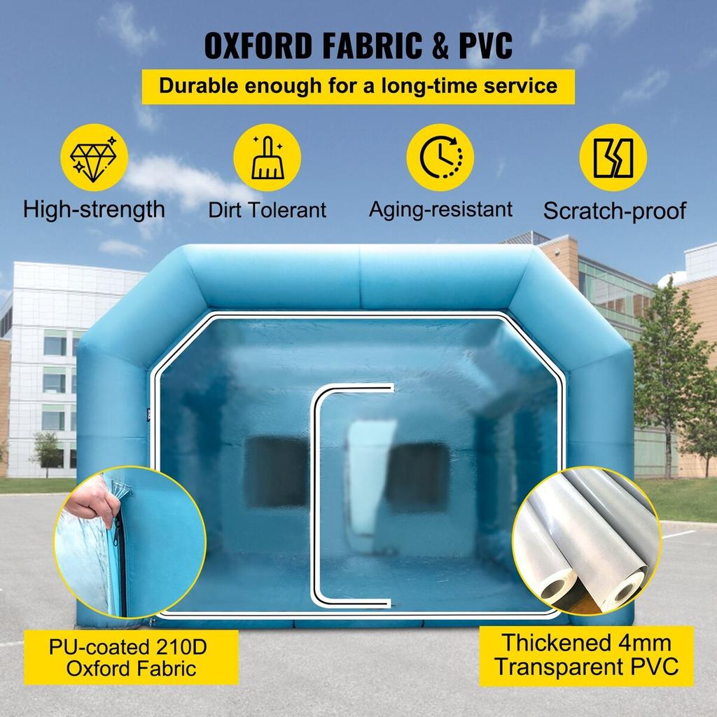 8 X 4 X 3 M Inflatable Spray Booth Custom Tent Car Paint Booth Inflatable
