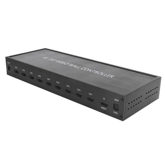 HDMI 3x3 Video Wall Controller Screen Image Processor for 9 TV Splicing Display 110‑240VUS Plug 110‑240V 