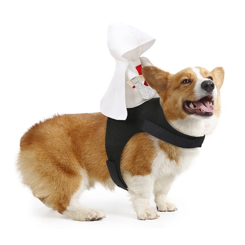 Funny 3D Knight Killers Costume for Dogs Pet Holiday Accessories Halloween Suitable for Cats and Dogs