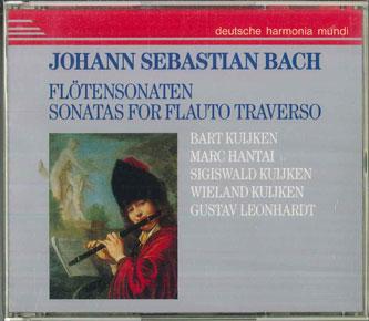 CD ACH, BARTHOLD KUIJKEN, MARC ANTAIS, - Bach: Complete Flute Sonatas, Kuijk B25D3600203 BMG VICTOR Japan Classical Used