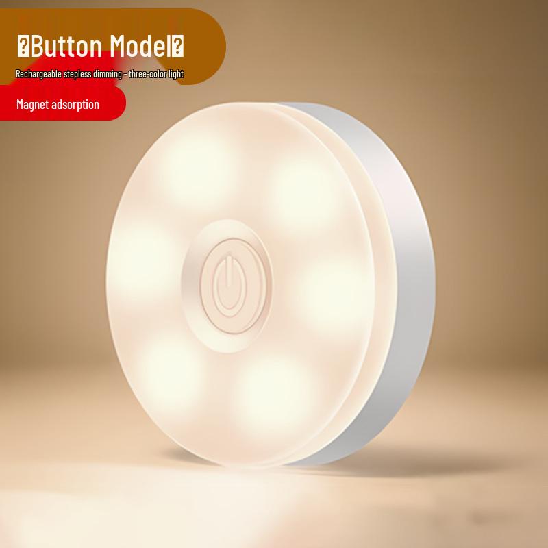 Rechargeable Smart Induction Night Light - USB, Motion-Sensor, Wireless, Energy-Saving for Bedrooms, Wardrobes, Hallways