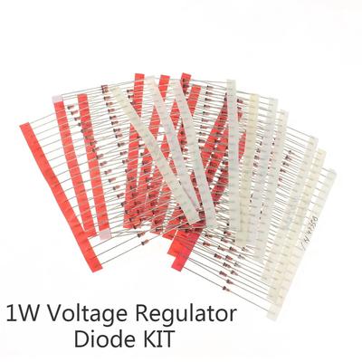 1 W Zener-Dioden-Set, Spannungsregler-Dioden-Set der Serie 1N47, elektronische Komponente