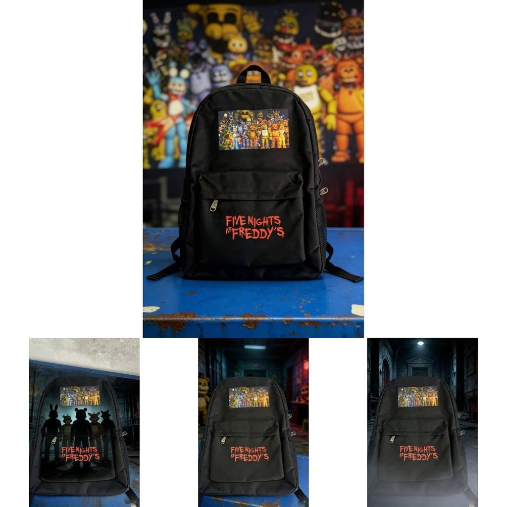 Five Nights At Freddys Cartoon Print Oxford Bag And Pencil Case For Teens