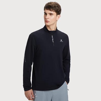 HOTSUIT Men's Thermal Stand-Up Collar Long Sleeve T-Shirt