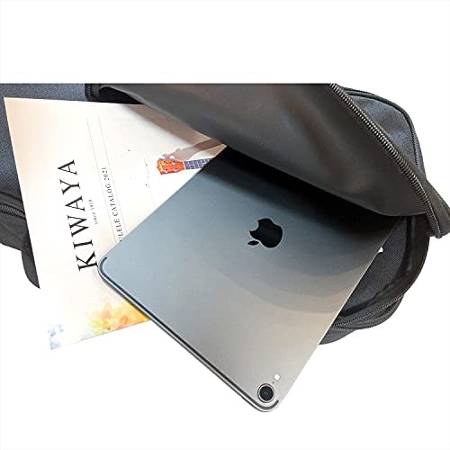 KIWAYA KLC-Con/BK Concert-Size Ukulele Light Case (Compatible with Long Necks, Durable and Lightweight, with Retractable Shoulder Strap)