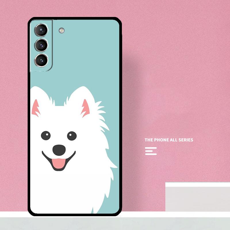 Japanese Spitz Dog Phone Case For Samsung Galaxy S25 S26 Ultra S20 S21 S22 S23 S24 Plus S10 S25 FE Cover Coque