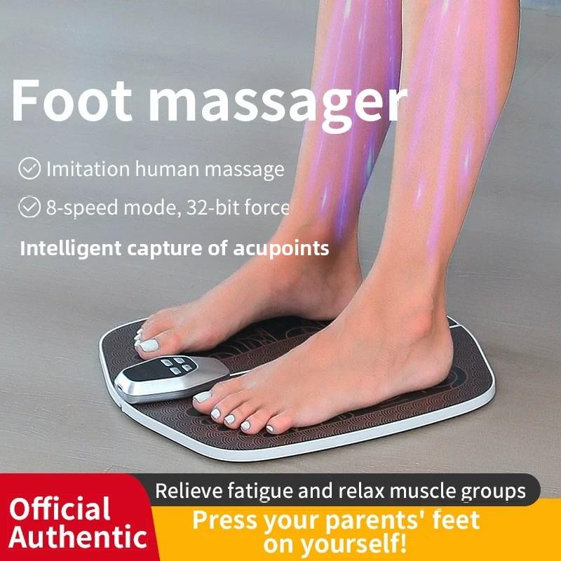 EMS Foot Massager Pad remote control Muscle Stimulation Improves Blood Circulation Acupoints massage usb charge foot massage