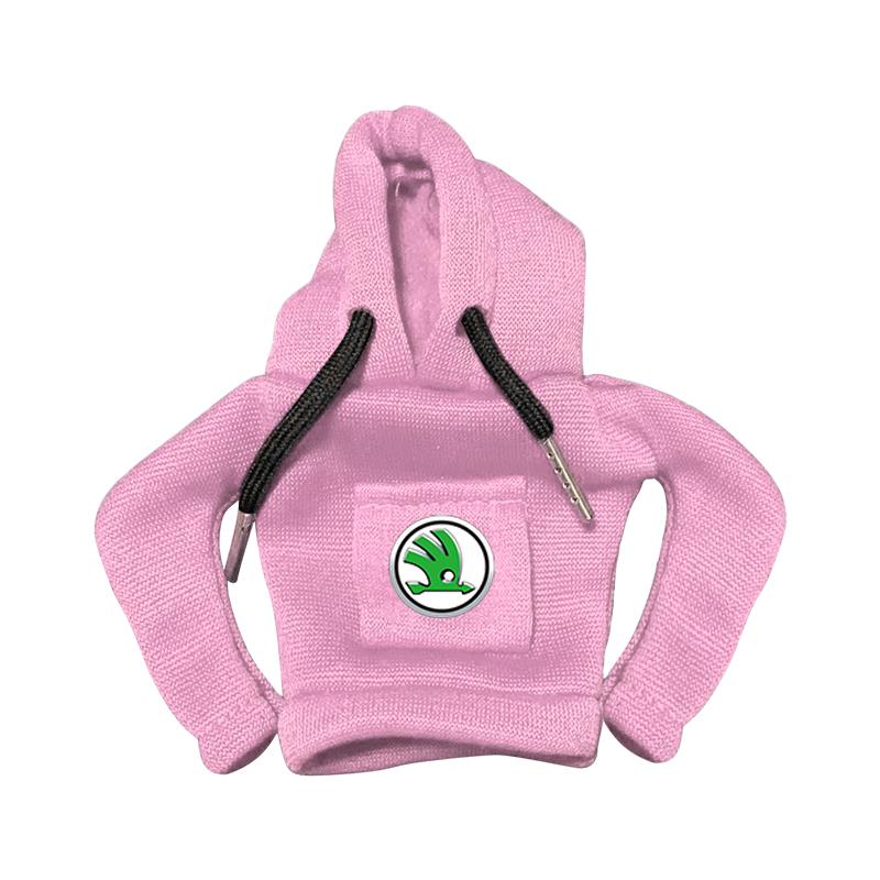 Fashion Car Gear Car Shift Lever Cover Car Gear Shift Knob Hoodie For Skoda Octavia MK2 MK3 2 3 A7 Fabia Karoq Kodiaq Superb Rapid Kamiq