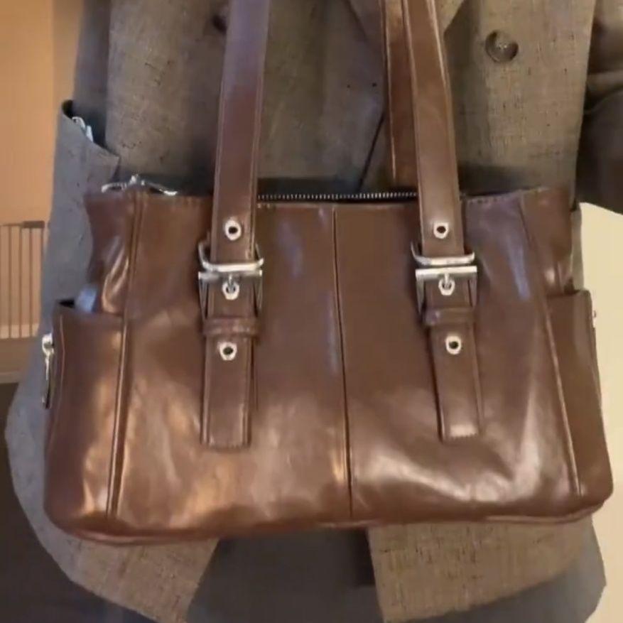 Niche Spring Large-capacity Single Shoulder High-value Women's Bag Style, Portable Commuter Underarm Bag