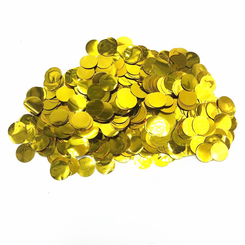 Разноцветный конфетти-наполнитель из пайеток для прозрачных шаров Бобо