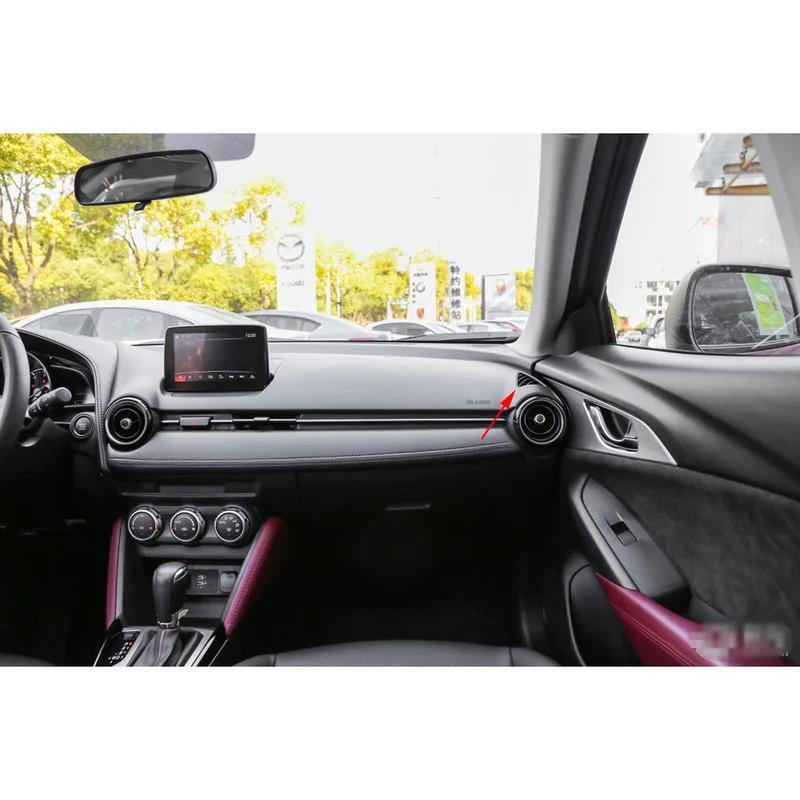 ABS Matte Interior Dashboard Upper Air Outlet Vent Cover Trim Fit For Mazd@ CX-3 CX3 2016~2025