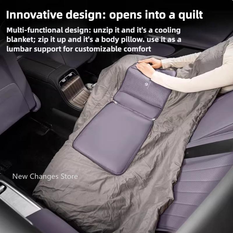 Per Leapmotor Tutta la Serie B10 B01 C01 C10 C11 C16 T03 Cuscino Lombare per Sedile Auto Coperta per Aria Condizionata 2-in-1 Accessori Auto
