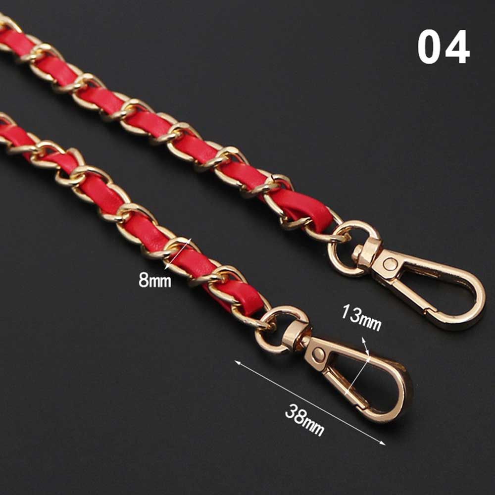 Replaceable Bag Parts Crossbody Bag Belt Metal Purse Strap hardware Bag Chain Leather Bag Strap