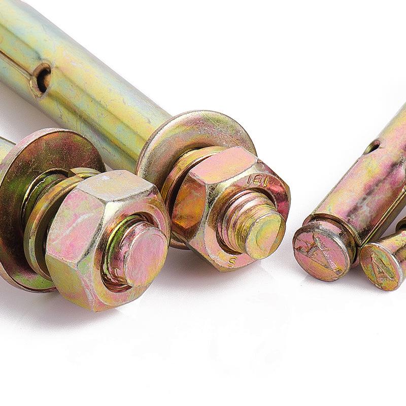 Iron-Plated Zinc Hex Head Expansion Bolts for M6/M8/M10/M12