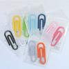 2pcs/pack Cute Colorful Small Large Metal Paper Clip Bookmark Kawaii Stationery Paperclips Planner Clips Office School Supplies