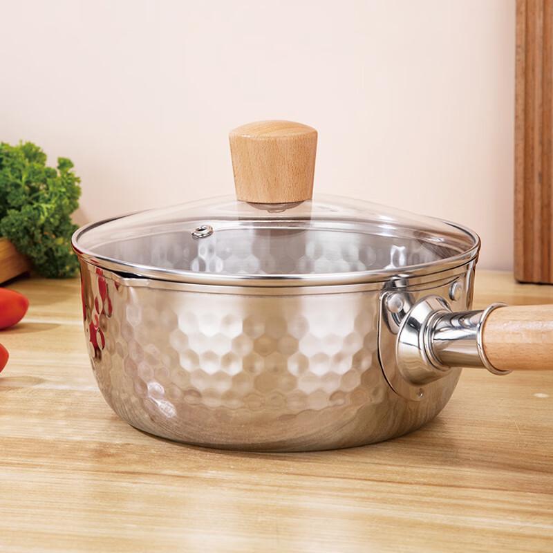 Boshide 18cm 430 Stainless Steel Yukihira Saucepan