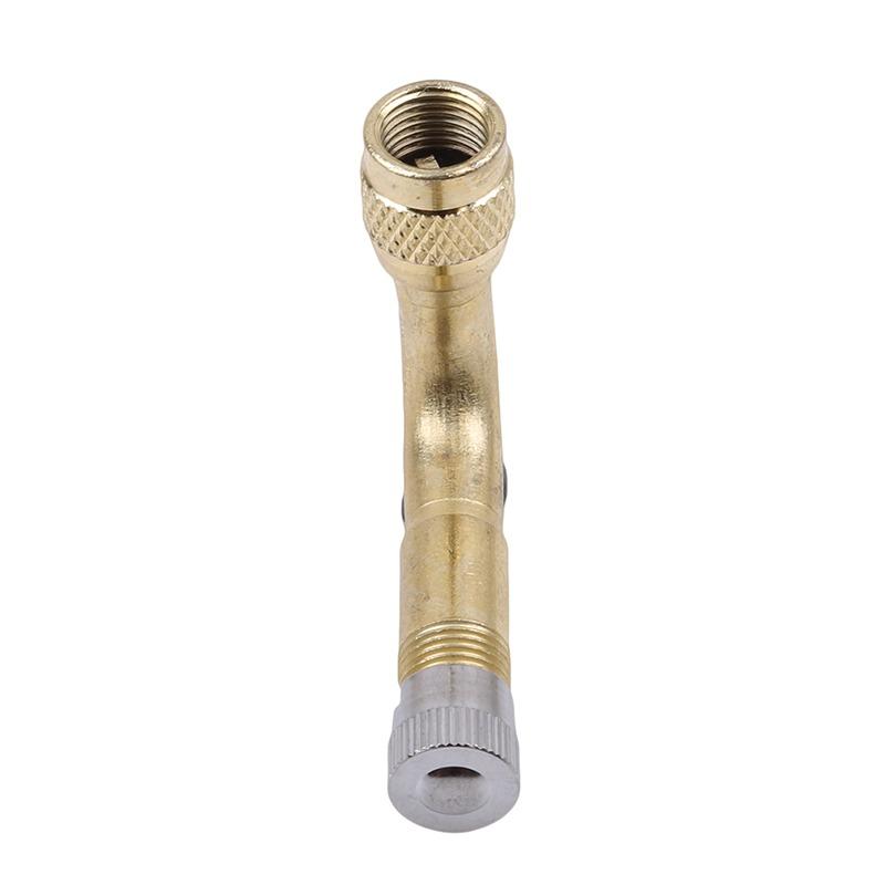 Practical Universal 45/90 Degree Angle Brass Auto Motorcycle Valve Adaptor Tyre Inflatable Tube Extension Adapter