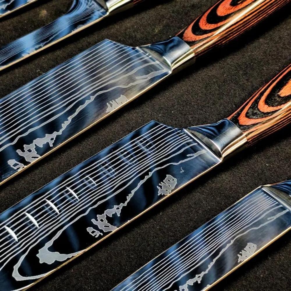 Professional Kitchen Knives Santoku Knife