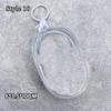 Jewelry Organizer Transparent Storage Box Pouch Mystery Box Plastic Box Cute Doll Bag Organization with Keychain Dustproof Case