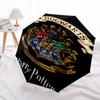 1pc Hogwarts Harry Potter Automatic Folding Umbrella - Compact 8-Rib Design, Durable Plastic & Iron1482L