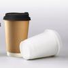Kraft Paper Milk Tea Cup with Double-layer Insulation and One-time Thickened Hollow Waterproof and Leak Proof Thick Hand Feel