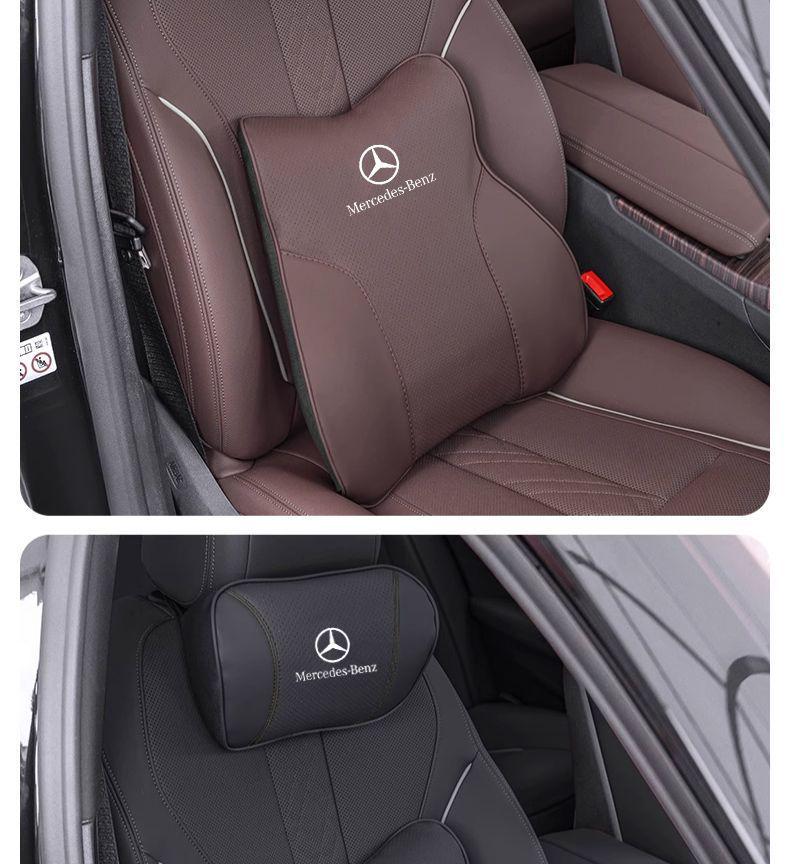 Compatible with Mercedes-Benz Models: S-Class, C-Class, A/E-Class, E300L, GLA, GLC, GLE, Maybach Headrests.
