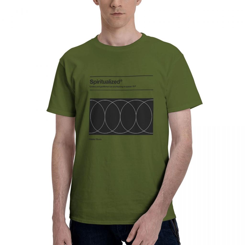 Spiritualized 100 Cotton Casual Breathable Confortable Anime Mens Clothing Deals Man Clothes