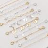 1pc 8-9cm Bracelet Safety Chain High Color Retention Gold Plating Safety Chain Tassel Pendant Chain Accessories DIY Handmade