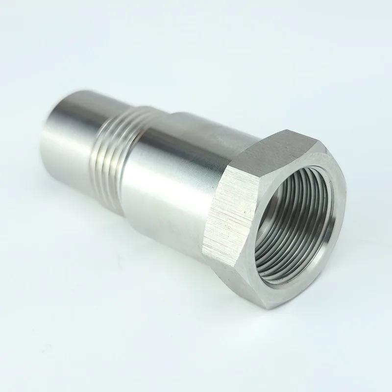 1/2Pcs Extension Filter Oxygen Sensor Connector Extender Spacer Internal Thread M18*1.5 Stainless Steel Adapter Car Parts