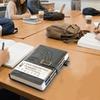 Twarda oprawa Notatnik z harmonogramem na 2027 rok Okładka ze skóry PU Notes agenda do planowania Harmonogram pracy