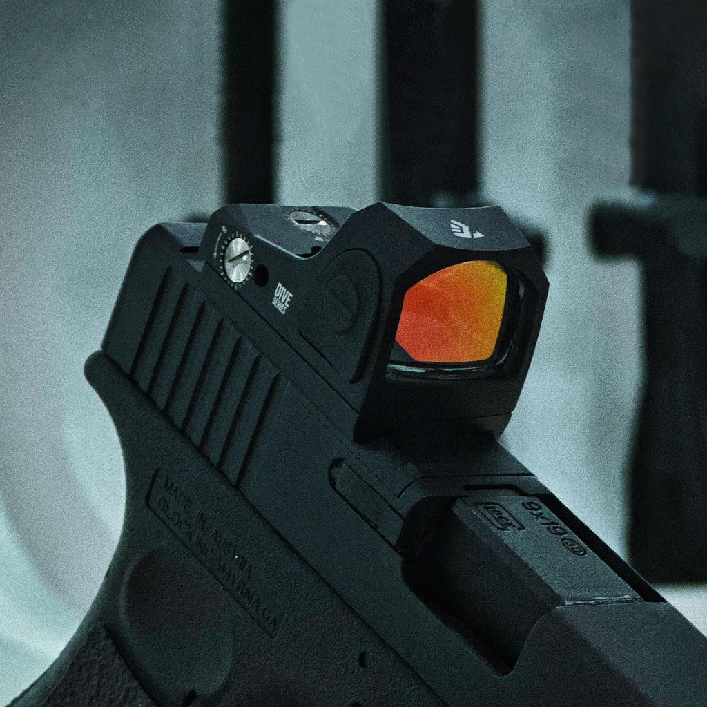 TMR Mini Dot LED Dot Up To Includes Two Mount IPX4 Waterproof T-Eagle Sight, High-Brightness Sight, Impact-Resistant 3500g, Adapters, (Black)