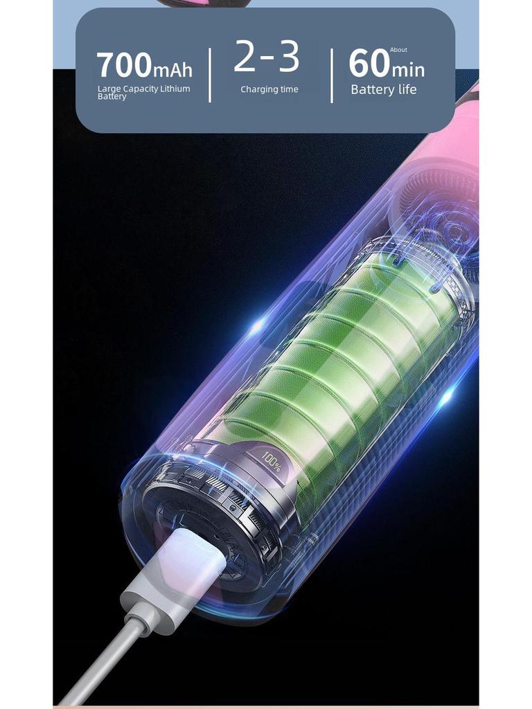 Mini stylo de gravure électrique rose rechargeable avec contrôle de vitesse et batterie au lithium pour le polissage et le meulage des ongles.