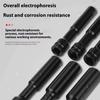 Extended Hexagonal Socket Tool With Slim Profile High Quality Steel Material Fit Narrow Space Perfect For Automotive Repair And Electronics