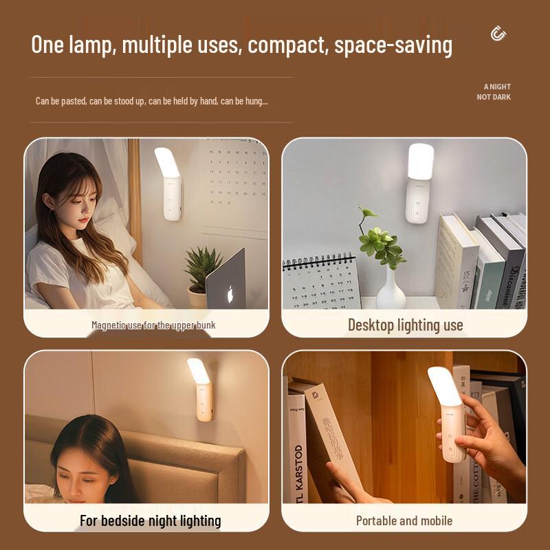 Kuhuo Magnetic Rechargeable LED Bedside Lamp