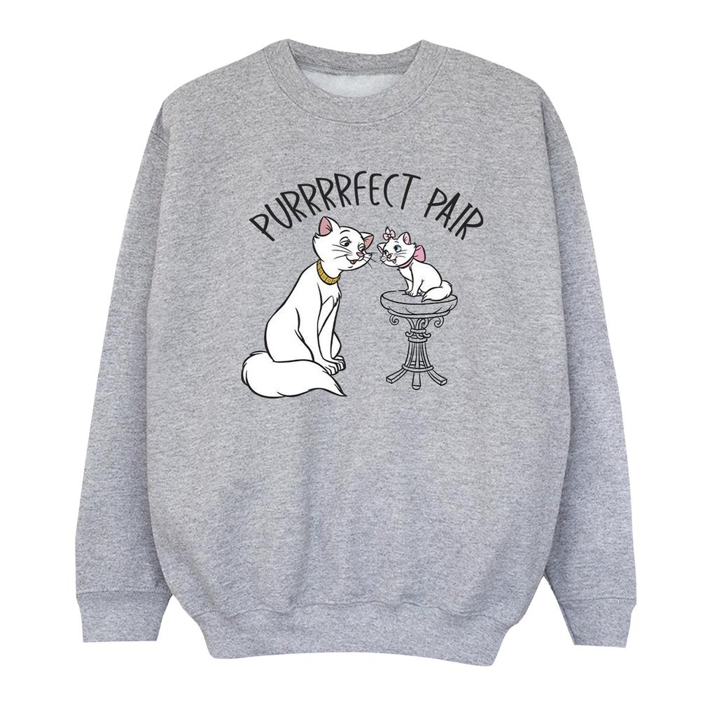 Disney Girls The Aristocats Purrfect Pair Sweatshirt