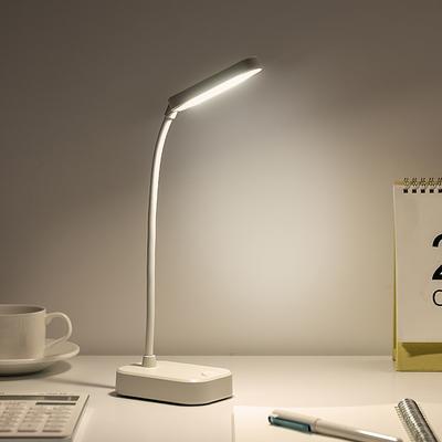 Compact LED Desk Lamp with Eye Care Technology - USB and Battery Powered, Ideal for Reading, Office, and Bedside