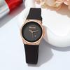 Ladies Watch Simple Casual Silicone Tape Roman Scale Quartz Watch