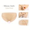 KOOMIHO Crossdresser Silicone Pants Penetratable Vagina Briefs Men Thong be Feminine Transgender Shemale Drag Queen Cosplay