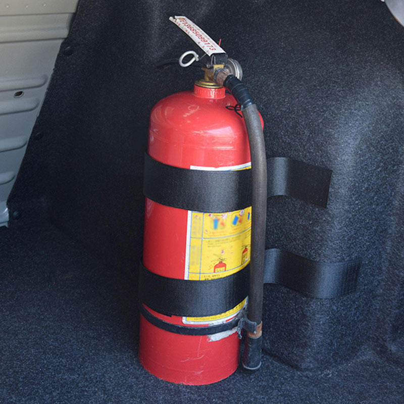 1 Set Car Trunk Store Rapid Fire Extinguisher Holder Safety Strap Kit