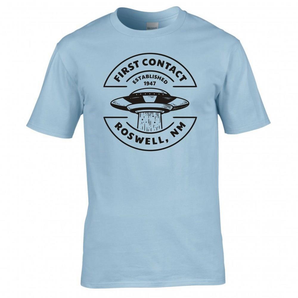Funny Alien First Contact Roswell Nm Tshirt 2XL