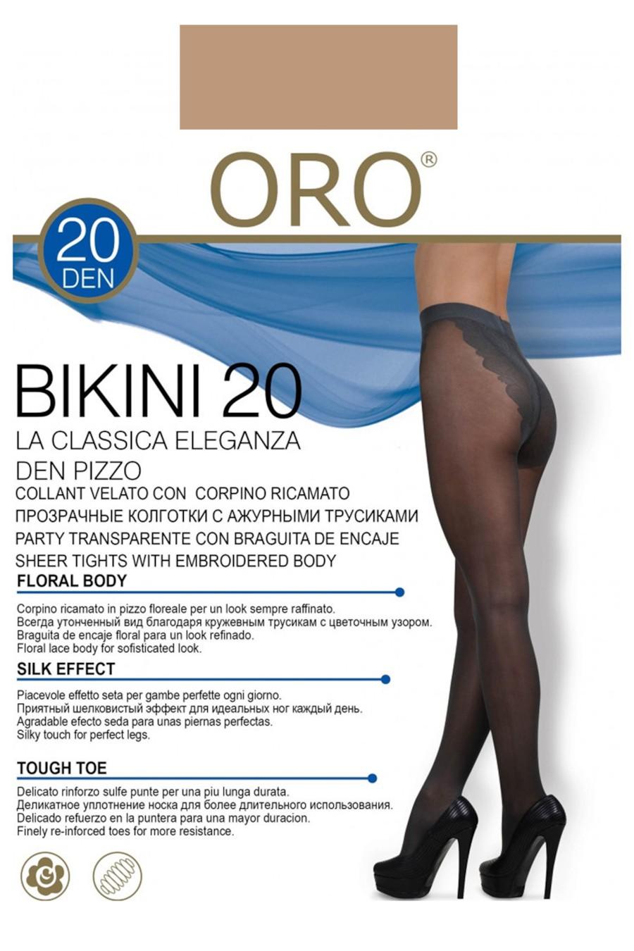 

Колготки, 20 den ORO (92000) 3(M) тілесний