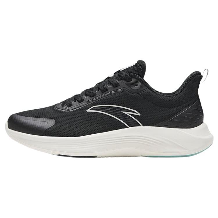 New Anta Cushioning, Slip Resistant, And Abrasion Resistant Low Top Casual Running Shoes Men's Black White 112335576-1