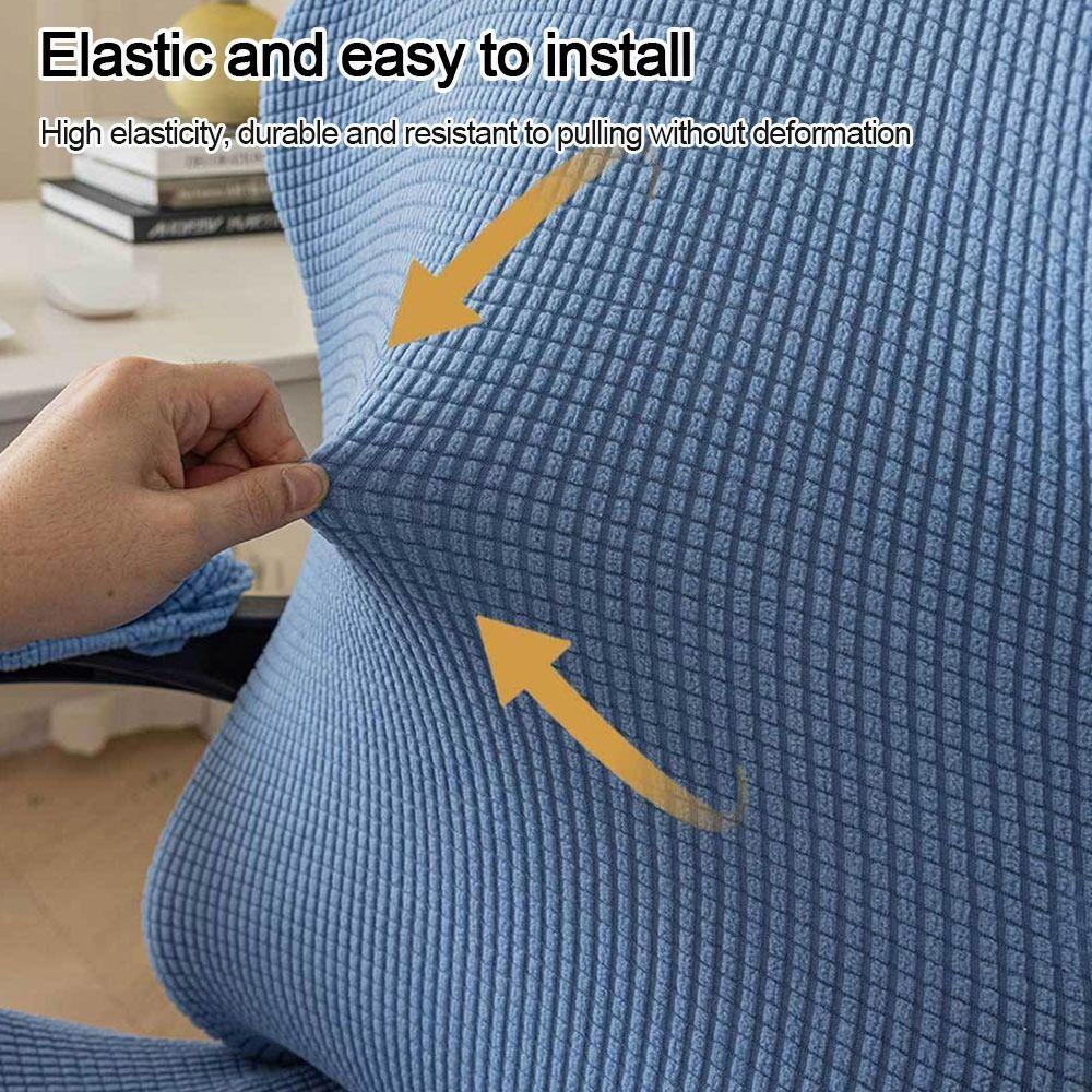 Breathable Slipcovers Stretchy Computer Chair Covers Simple Chair Cover Set  for Office Home