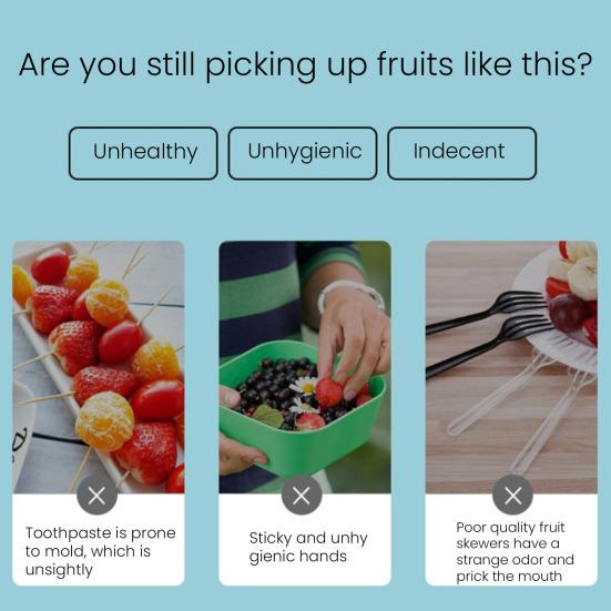 10Pcs Cartoon Animal Fruit Forks Cake Dessert Food Picks Lions Giraffe Elephants Animal Toothpicks Creative Food Presentation Tools for Kids