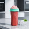 Großvolumiger Smoothie-Becher Lebensmittelgeeigneter Eiscreme-Maker-Becher Einfach zu bedienende Milchshake-Flasche für Kinder