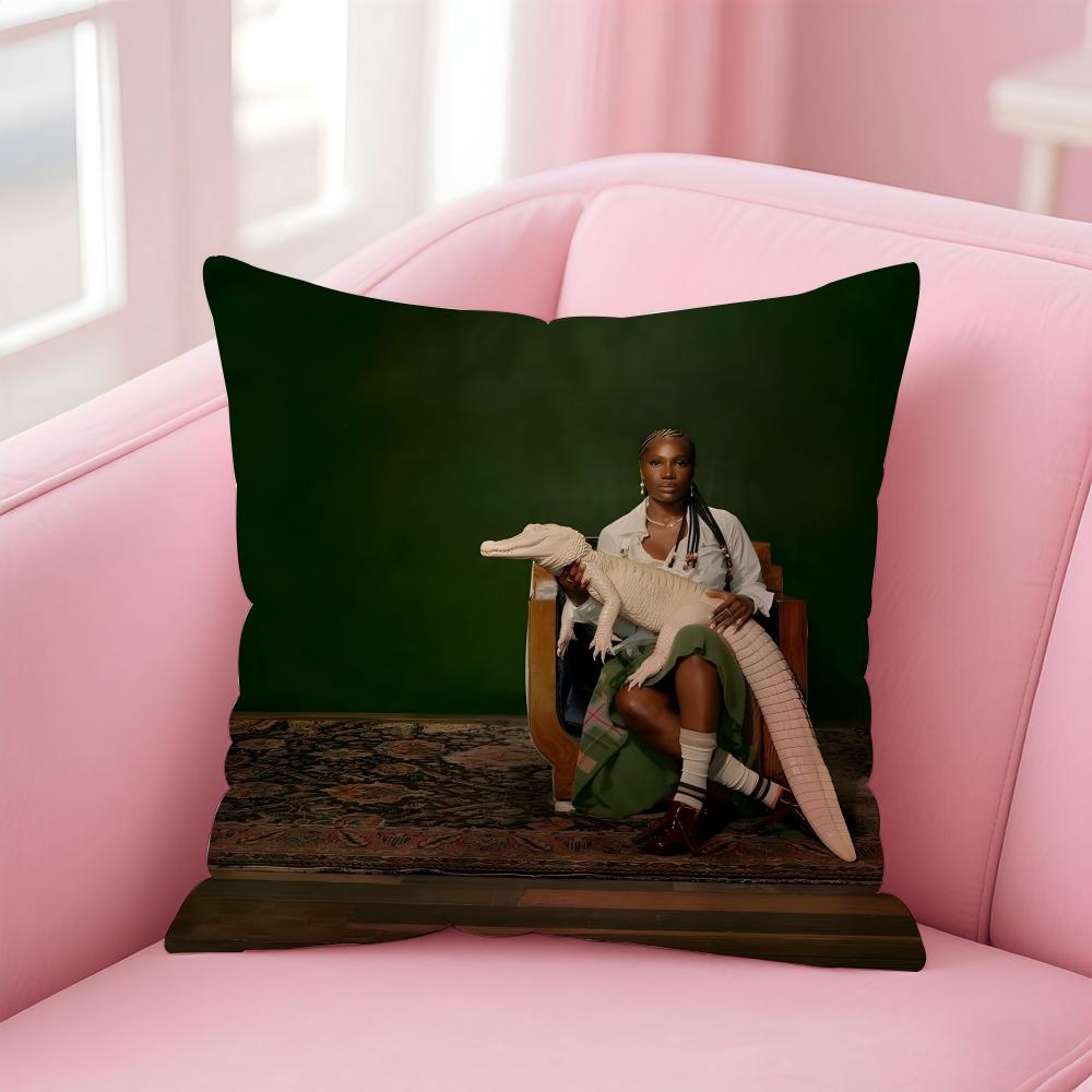 Bold HipHop American Rapperr DDoechii Cushion Cover Pillow Case Soft Skin Friendly Fabric Concealed Zipper