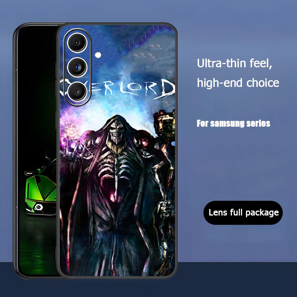 

Крутой горячий аниме чехол Overlord для Samsung Galaxy S25 S24 S23 S22 S21 S20 Plus Ultra Note20 Мягкий Черный Samsung S23