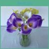 Soft Pu Touch Artificial Calla Lily For Home Styling Decoration Photography